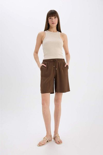DeFacto High Waist Short Leg Belmando Shorts I6760AZ24HS