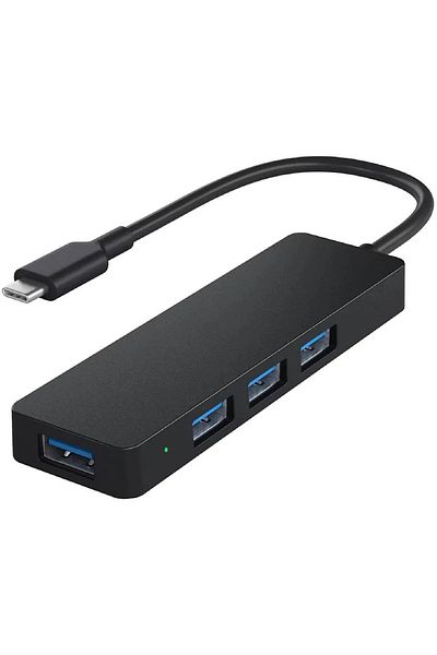 AUKEY أووكي محول متعدد المنافذ يواسبي سي الى يواسبي واتش دي اسود