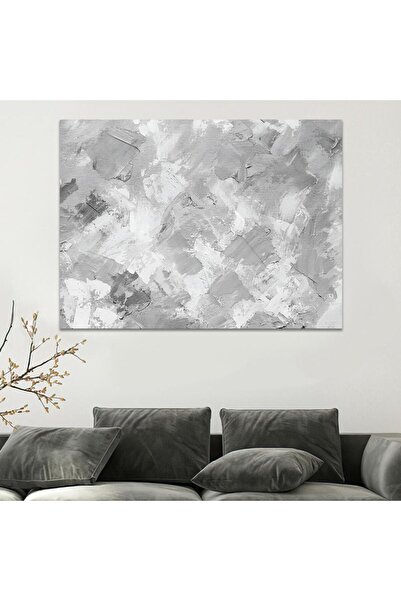 SND لوحة جدارية قماشية كانفس بوهيمية بإطار مجوف أسود، 50×70 سم