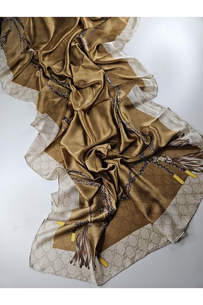 Webinay Home Εισαγόμενο Voile Silk Shawl Νέας σεζόν Νέο μοτίβο