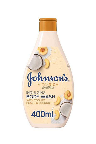 Johnson's Johnson's Vita-Rich Yogurt, Peach & Coconut Body Wash 400ml