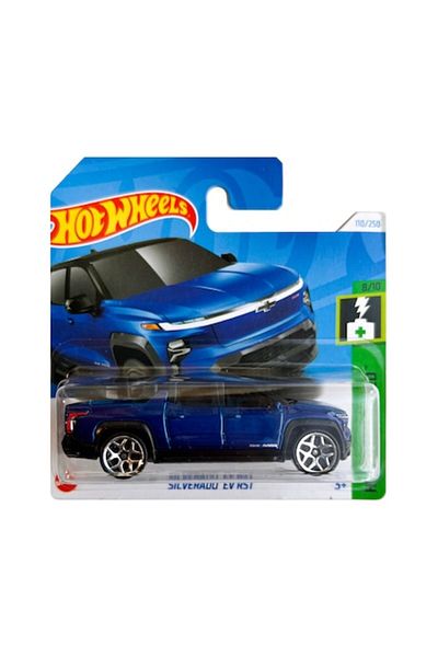 HOT WHEELS Mașină metalică, Silverado EV RST, 1:64, Albastră