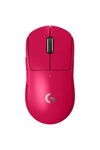logitech Mouse wireless pentru gaming Pro X Superlight 2, ultra-ușor, senzor LightSpeed Hero, magenta