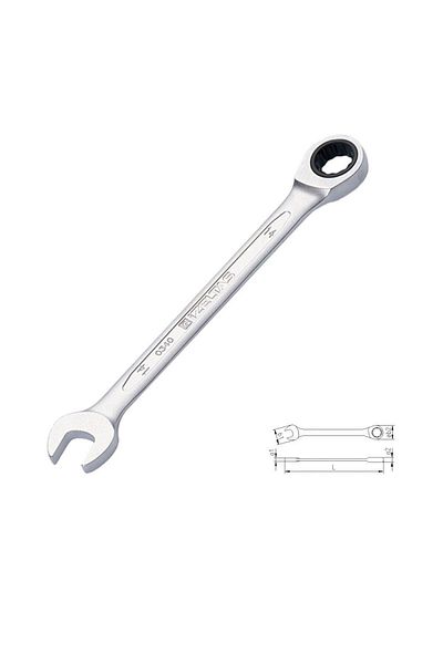 İzeltaş 0340 Ratchet Combination Wrench 24 mm