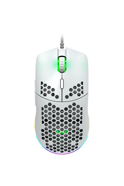 CANYON Mouse de gaming Puncher GM-11 RGB cu 7 butoane, cu fir, alb