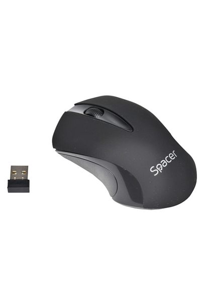 Spacer Mouse wireless SPMO-W12, Black
