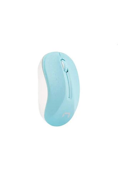 Natec Mouse wireless Natec, 1600 DPI, Albastru/Alb