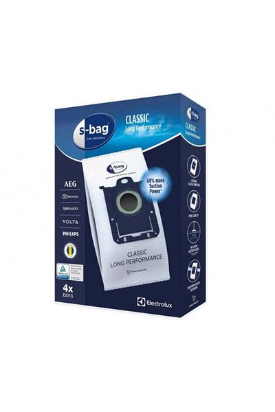 Electrolux Set 4 saci de aspirator E201S, ELECTROLUX, CLASSIC LONG PERFORMANCE