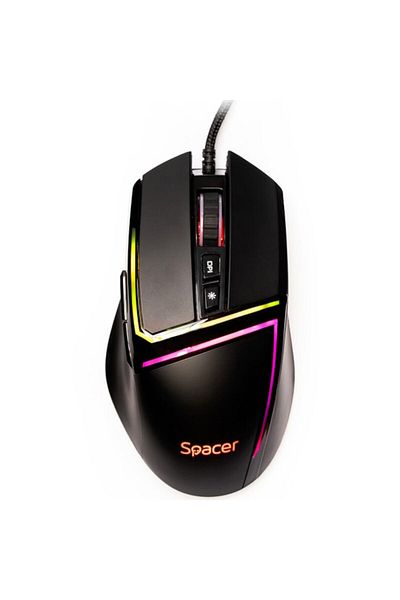 Spacer Mouse Alien Pro, Spacer, gaming, wired, USB, optical, adjustable resolution 12,000 dpi, buttons/scro