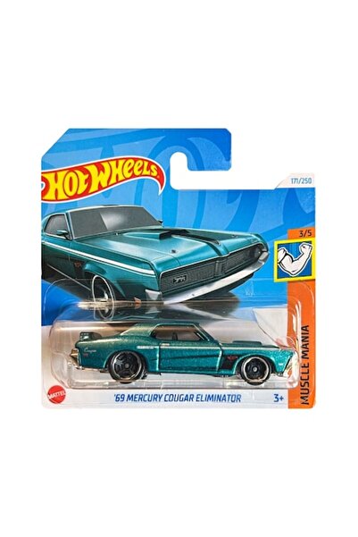 HOT WHEELS Masinuta metalica Hot Wheels, '69 Mercury Cougar Eliminator, 1:64,...