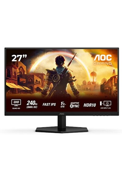 Aoc Геймърски монитор Fast IPS LED 27" Q27G42ZE, QHD 2560 x 1440, HDMI, Displ...