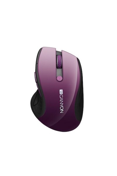 CANYON Mouse wireless CNS-CMSW01P, 2.4GHz, 6 butoane, 1600 DPI, violet perlat lucios