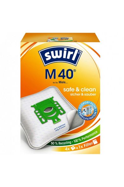 Swirl Set 4 saci aspirator M 40, pentru Miele