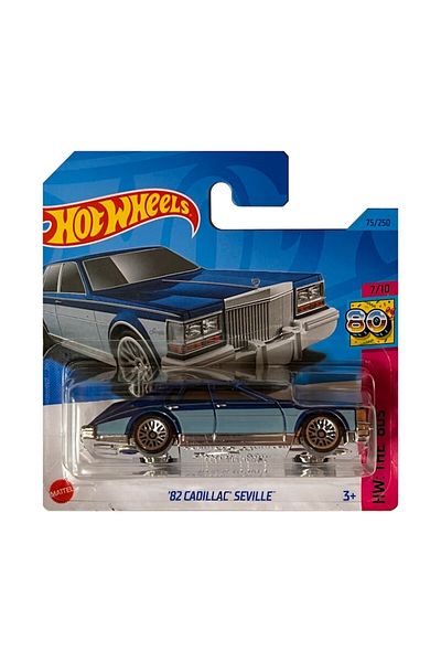 HOT WHEELS Masinuta metalica Hot Wheels, '82 Cadillac Seville, 1:64, Albastru