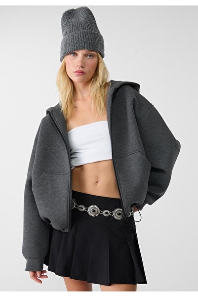 CSR AKSESUAR Siyah taş detaylı kontrast metal detaylı Vücut & Bel & Elbise & Pantolon & Etek Zincir Kemeri