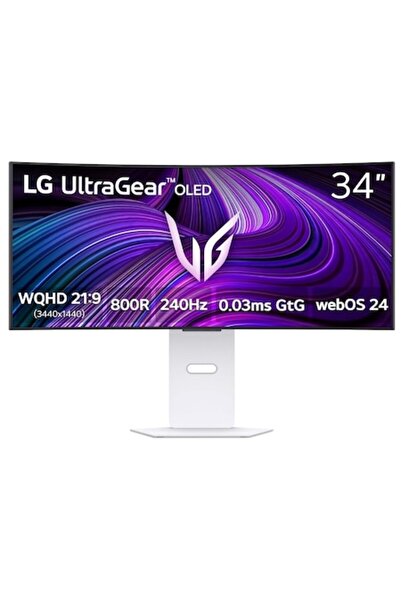 LG Monitor OLED Gaming UltraGear 34" 34GX90SA, WQHD 3440 x 1440, HDMI, Displa...
