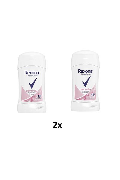 Rexona ريكسونا مزيل العرق ستيك جفاف البودرة 40 مل عدد 2حبة