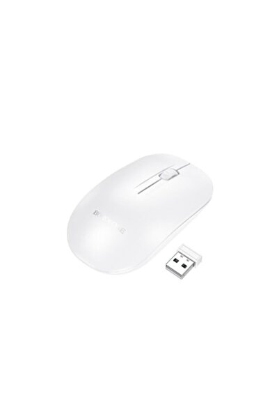 Borofone Мишка "BG14", безжична за компютър или лаптоп 2.4GHz, 1000 CPI, буто...