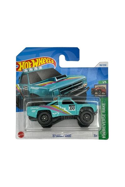 HOT WHEELS Masinuta Hot Wheels Dodge D100 '87, albastru, 1:64