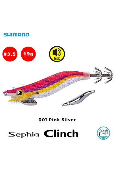 Shimano Sephia Clinch Excounter #3.5 19gr 001 Pink Silver Kalamar Zokası