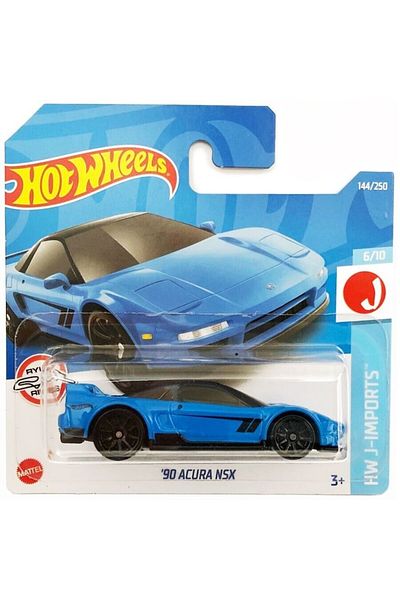 HOT WHEELS Masinuta Metalica Hot Wheels, 1990 Honda Acura NSX, Albastru, 1:64