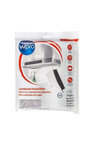 WPRO Filtru de carbon pentru hotă, 2 în 1, anti-miros și anti-grăsime, 47 x 57 cm, 450 g,