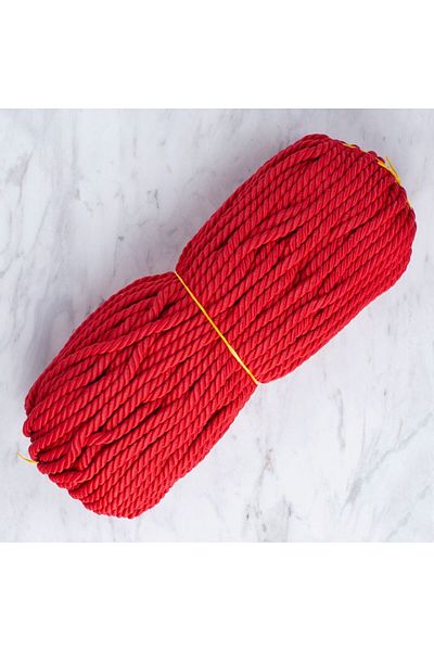 MBB ETİCARET Loren Jute Cord Rope 50Mt Red