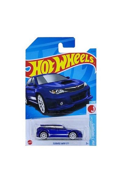 HOT WHEELS Masinuta metalica Hot Wheels, Subaru WRX STI, 1:64. Albastru