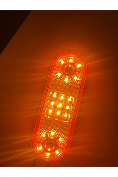 KIR OTOMOTİV Yan dorselamba 21 ledli sarı 12.24 volt sarı
