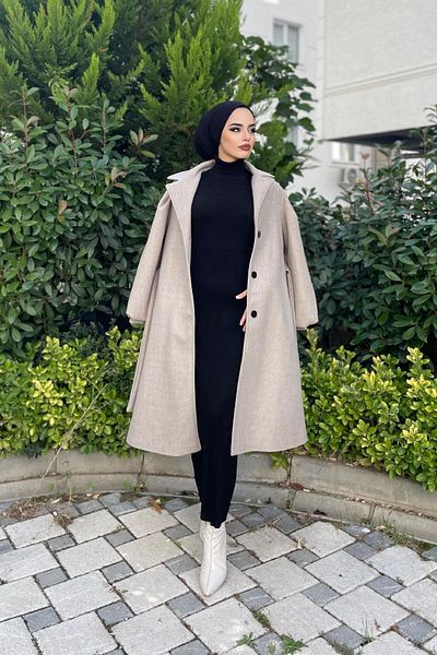 MERVEN AKYÜZ Knitwear Dress Black
