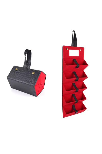 OEM Glasses storage and transport box, 5 compartments, mirror, high quality material
