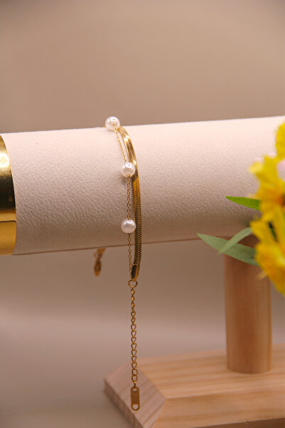 assa accessories 316L Çelik Gold Kaplama Bileklik Paslanmaz – Kararmaz ve Suya Dayanıklı