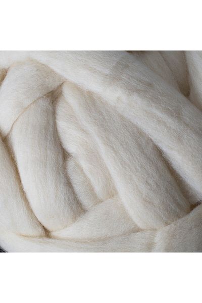 MBB ETİCARET La Mia Jumbo Cream Giant Wool Hand Knitting Lanyard - J12