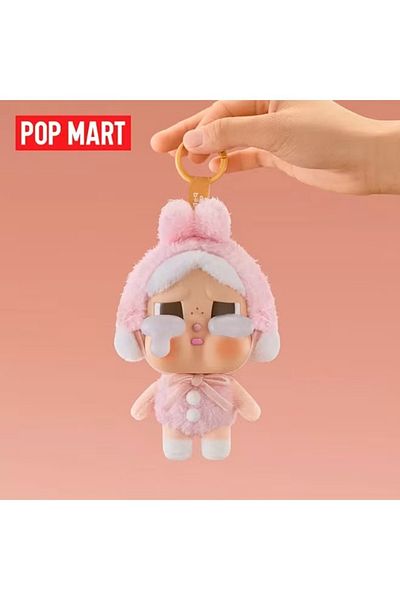 Pop Mart صندوق أعمى مخملي من سلسلة CRYBABY Crying Again - وجه من الفينيل - قطعة واحدة