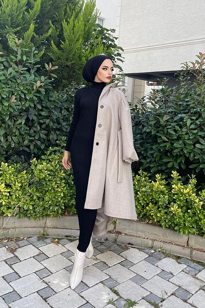 MERVEN AKYÜZ Knitwear Dress Black