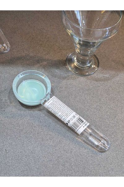 Gondol Thumb Ice Cream Spoon 1 Piece, Ice Cream Spoon Press-Finger Gray