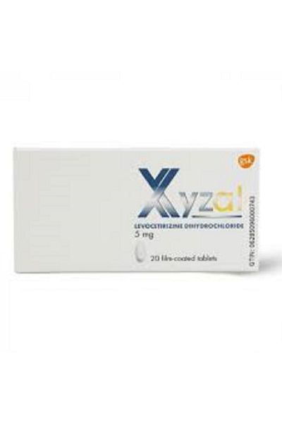 GSK Xyzal 5mg 20 Film-coated Tablets