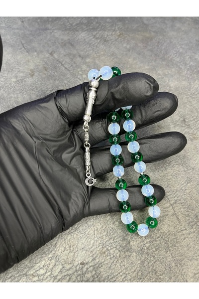 Mos Tespih Стъклени мъниста с двоен цвят, модел молитвени мъниста Бен-Ра