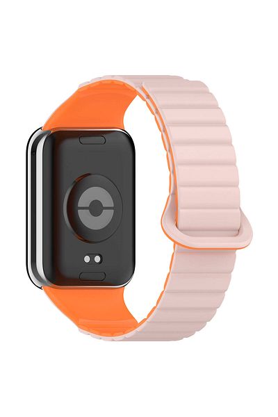 Cep Plus Xiaomi Mi Band 8 Pro Silicone Cord Cppl Krd-105 Strap Strap-Pink-Orange