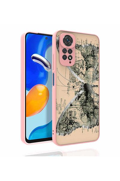 Cep Plus Redmi Note 11S Global Case Patterned Camera Protection Glossy Cppl Nora Cover - No4