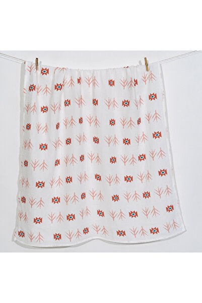 itsybitsy تميمة الليمون ذات الزهرة الكبيرة، بطانية موسلين للأطفال، 100x100 سم