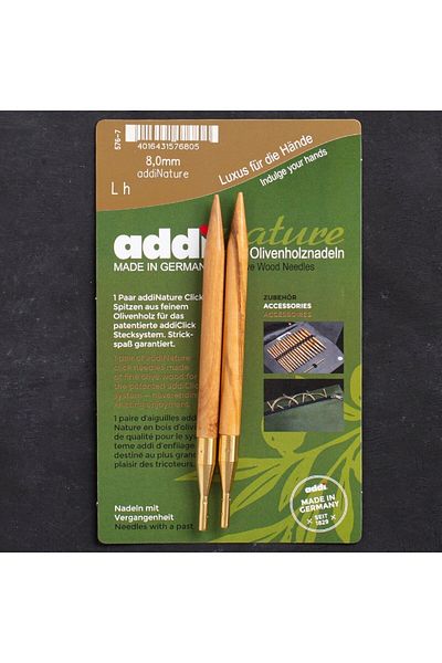 MBB ETİCARET Addi Nature Olive Wood Click 8mm 13cm Fish Tape Skewers