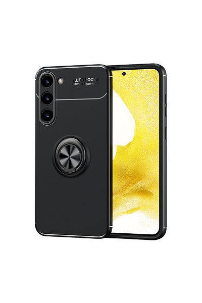 Cep Plus Galaxy S23 Plus Compatible Cppl Ravel Silicone Case-Black