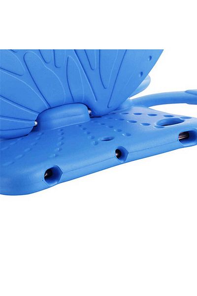 Cep Plus حافظة تابلت متوافقة مع جهاز جالاكسي تاب A8 10.5 SM-X200 (2021) CPPL مزودة بحامل على شكل فراشة - أسود