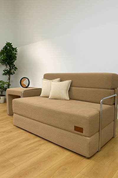 GOOD NİGHT Torso Katlanır Yatak Koltuk Çift Kişilik Koltuk Kanepe Misafir Yatağı