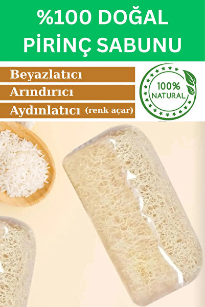 VERANT Beyazlatıcı - Aydınlatıcı - Renk Açıcı Doğal Kabak Lifli Pirinç Özlü S...