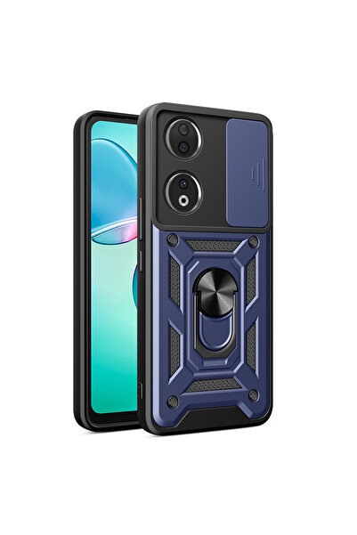 Cep Plus حافظة متوافقة مع هاتف Honor 90 مع حامل مغناطيسي وحماية للكاميرا، غطا...