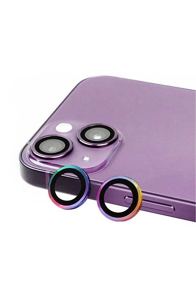 Cep Plus iPhone 14 Compatible Cppl Cl-07 Camera Protector-Colorful