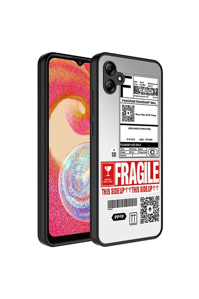 Cep Plus حافظة هاتف Galaxy A04E ذات نمط مرآة لامعة مع حماية للكاميرا CPPL - هش