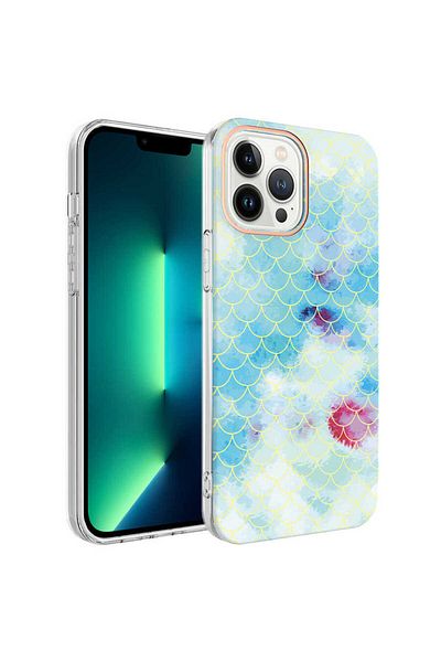 Cep Plus حافظة CPPL Bella متوافقة مع هاتف iPhone 13 Pro - أزرق